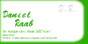 daniel raab business card